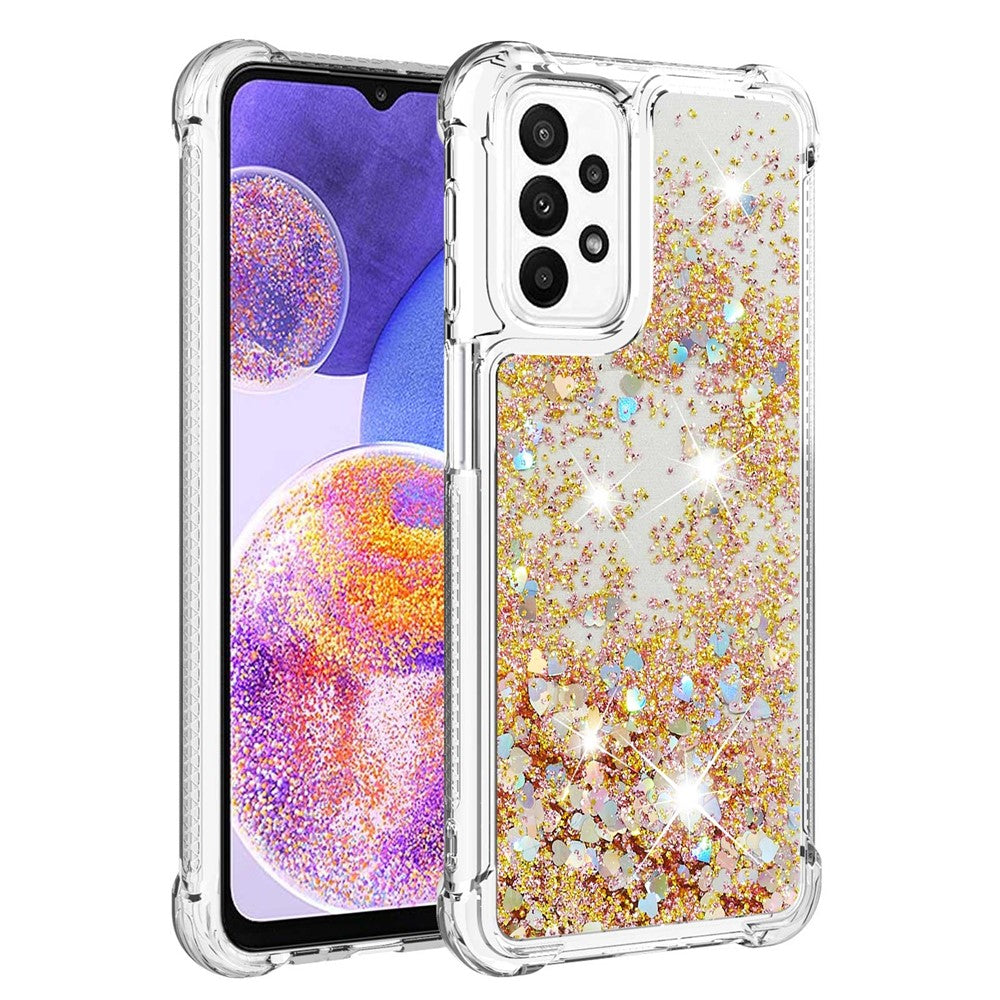 Samsung Galaxy A23 5G (Global Version) / 4G TPU-skal Glitter Quicksand Stötsäkert mobilbaksida