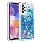 Til Samsung Galaxy A23 5G (global version) / 4G TPU-cover med glitter kviksand stødsikkert telefonbagcover