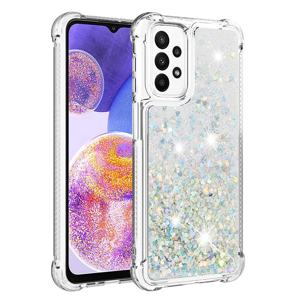 Samsung Galaxy A23 5G (Global Version) / 4G TPU-skal Glitter Quicksand Stötsäkert mobilbaksida