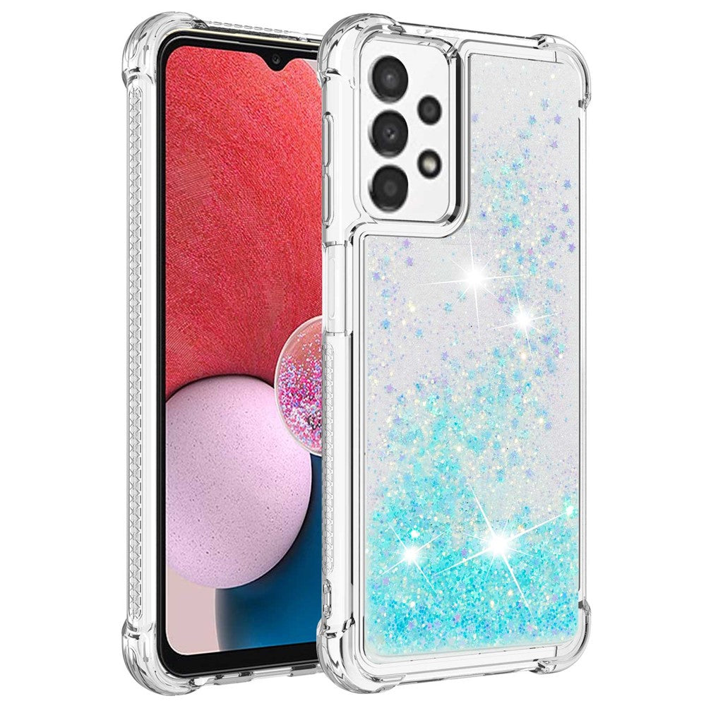 For Samsung Galaxy A13 4G TPU Case Glitter Quicksand Shockproof Phone Back Cover