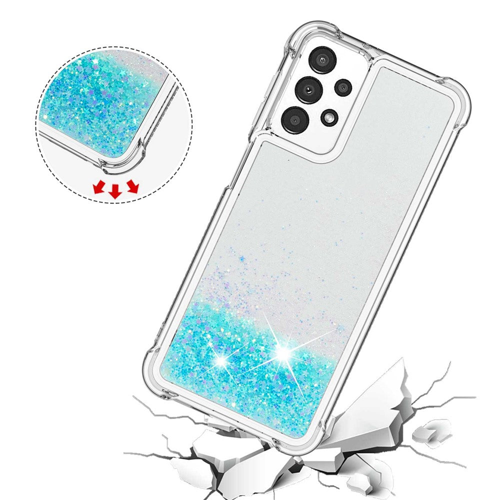 For Samsung Galaxy A13 4G TPU Case Glitter Quicksand Shockproof Phone Back Cover