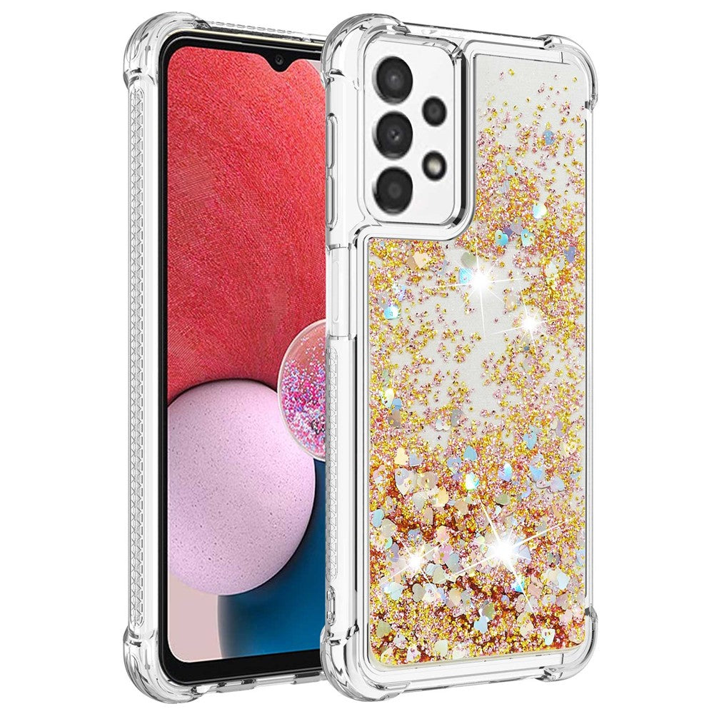 For Samsung Galaxy A13 4G TPU Case Glitter Quicksand Shockproof Phone Back Cover