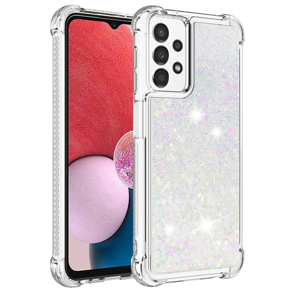 For Samsung Galaxy A13 4G TPU Case Glitter Quicksand Shockproof Phone Back Cover