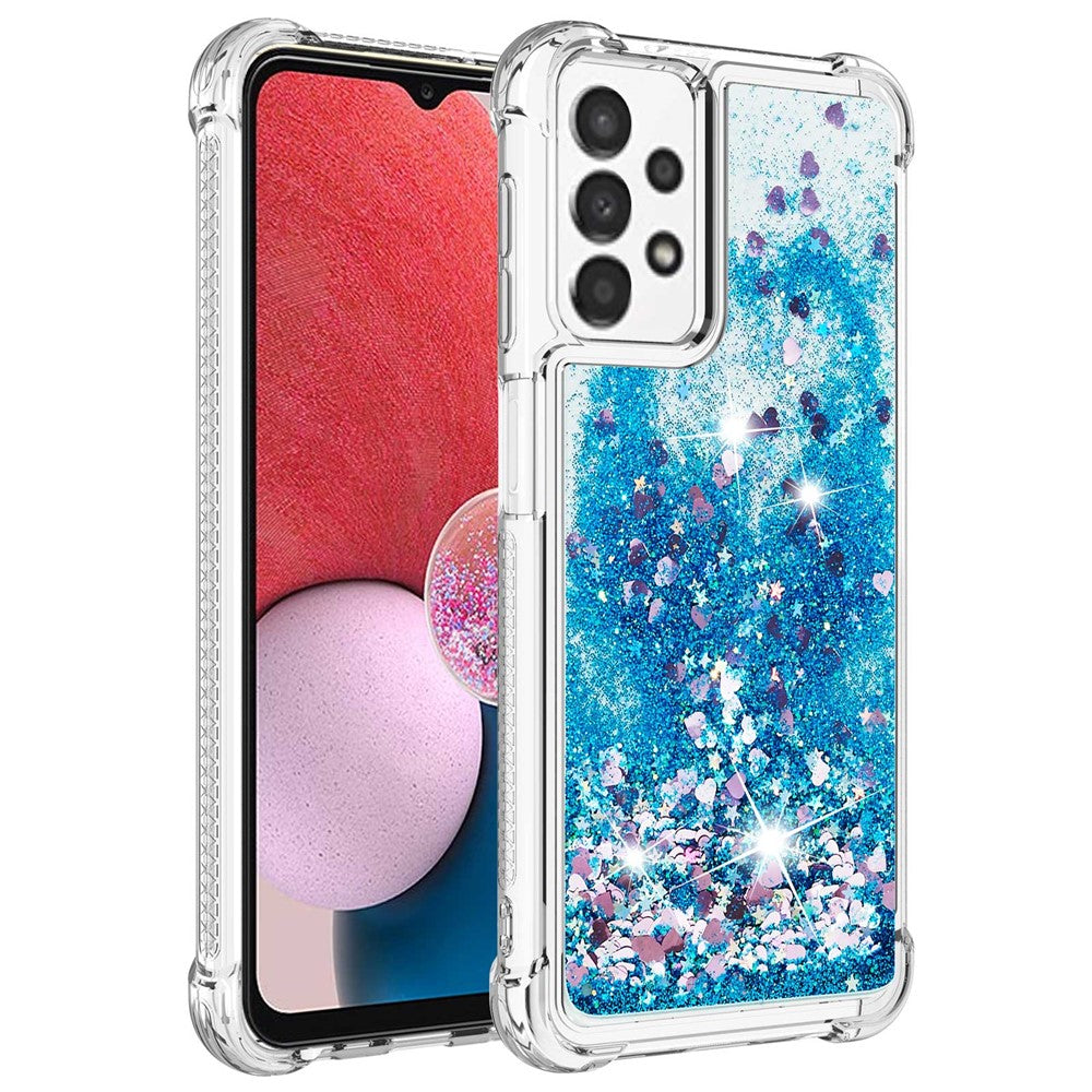 For Samsung Galaxy A13 4G TPU Case Glitter Quicksand Shockproof Phone Back Cover