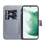 For Samsung Galaxy M33 5G (Global Version) Wallet Style Printed Pattern Well-protected Case Magnetic Closing Stand Soft TPU + PU Leather Phone Shell