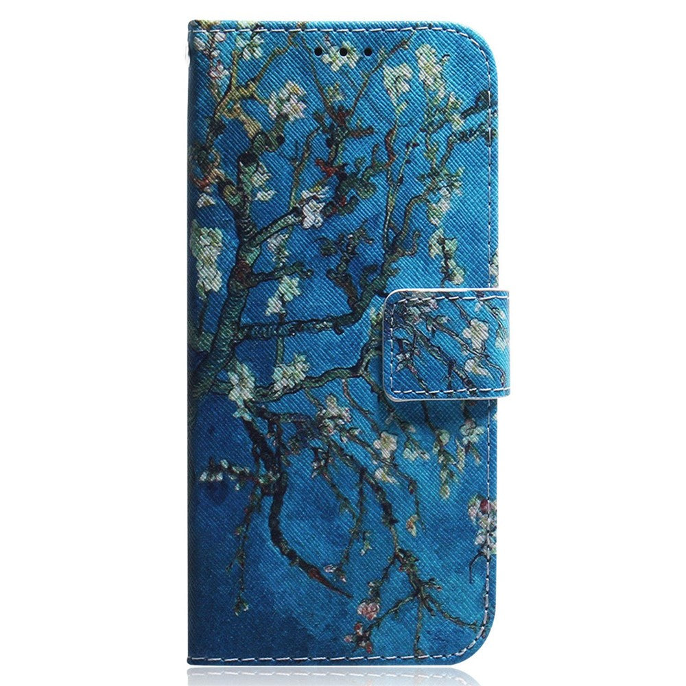 For Samsung Galaxy M33 5G (Global Version) Wallet Style Printed Pattern Well-protected Case Magnetic Closing Stand Soft TPU + PU Leather Phone Shell