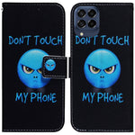 For Samsung Galaxy M33 5G (Global Version) Wallet Style Printed Pattern Well-protected Case Magnetic Closing Stand Soft TPU + PU Leather Phone Shell