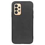For Samsung Galaxy A13 4G Protective Case, Textured PU Leather Coated TPU + PC Phone Cover