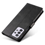 For Samsung Galaxy A33 5G PU Leather Wallet Case TPU Bumper Stand Magnetic Closure Shockproof Flip Cover