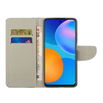 For Samsung Galaxy M53 5G Cross Texture Stylish Pattern Printing PU Leather Phone Case Stand Wallet Flip Cover