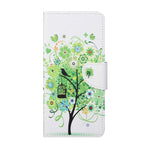 For Samsung Galaxy M53 5G Cross Texture Stylish Pattern Printing PU Leather Phone Case Stand Wallet Flip Cover