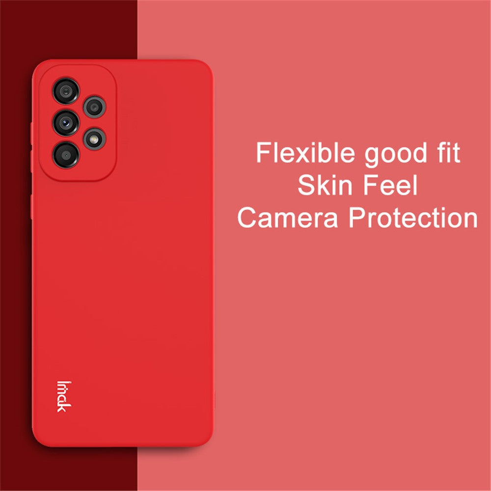 IMAK UC-2 Series til Samsung Galaxy A73 5G Slidstærkt ensfarvet hudvenligt og beskyttende TPU cover