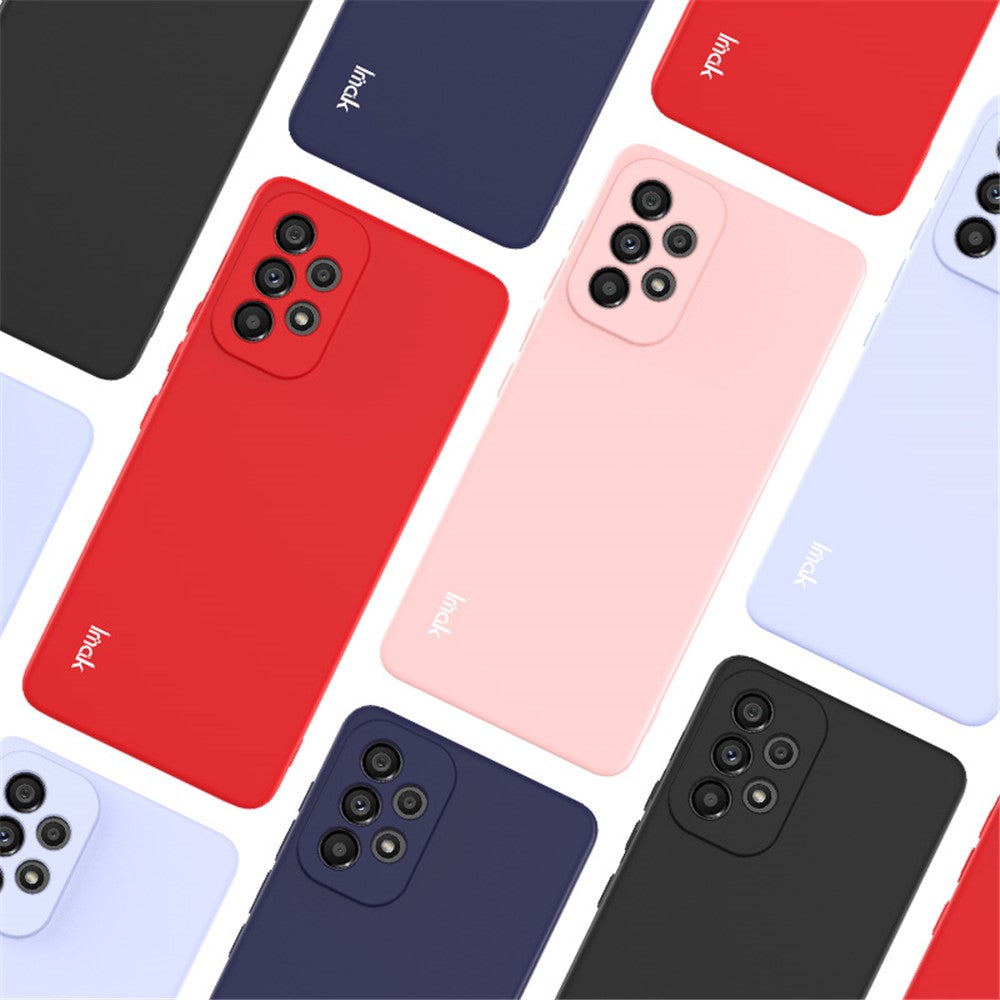 IMAK UC-2 Series til Samsung Galaxy A73 5G Slidstærkt ensfarvet hudvenligt og beskyttende TPU cover
