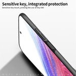 MOFI JK PC Series-1 Shield for Samsung Galaxy A53 5G Ultra Slim Matte PC Phone Case Fingerprint-free Cell Phone Cover with Strap