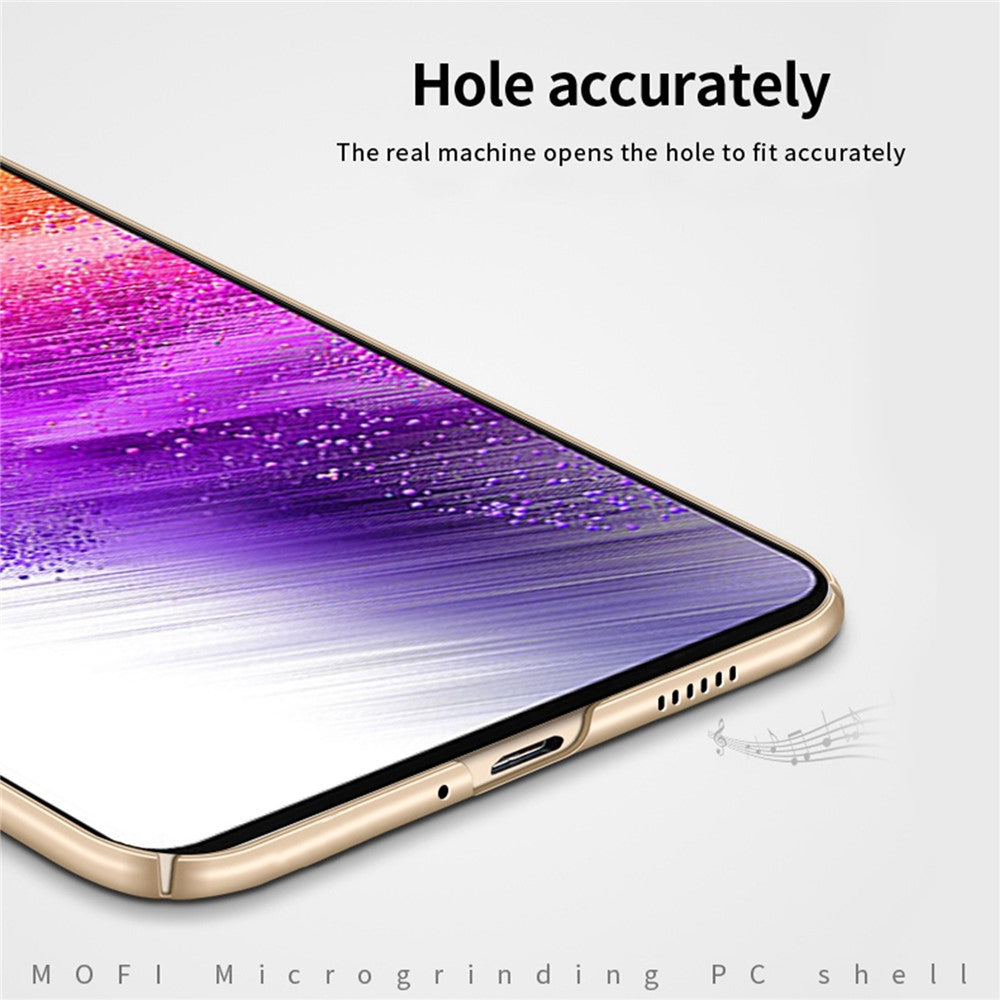 MOFI JK PC Series-1 Cover til Samsung Galaxy A73 5G Præcise udskæringer Stødsikkert mat telefoncover Hårdt PC beskyttelsescover med strop
