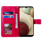 For Samsung Galaxy M33 5G (Global Version) Mandala Flower Pattern Imprinted PU Leather Magnetic Flip Cover Wrist Strap Wallet Stand Feature Shockproof Protective Case
