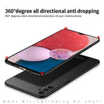 MOFI JK PC Series-1 Shield for Samsung Galaxy A13 4G Hard PC Cover Matte Finish Scratch-resistant Phone Case with Strap