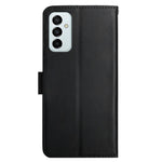 Nappa Texture Case for Samsung Galaxy M23 5G/F23 5G, Wallet Stand Genuine Leather Anti-scratch Magnetic Closing Phone Shell
