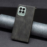 For Samsung Galaxy M33 5G (Global) Leather Case with Card Holder Imprinting Pattern Phone Stand Cover