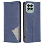 For Samsung Galaxy M33 5G (Global) Leather Case with Card Holder Imprinting Pattern Phone Stand Cover