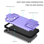 For Samsung Galaxy S22 Ultra 5G Adjustable Vertical Kickstand Phone Case Camera Slider Protection Hybrid PC + TPU Cover