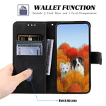 TTUDRCH for Samsung Galaxy A20e 004 Skin-touch Leather Splicing Wallet Case RFID Blocking Stand Magnetic Closure Shockproof TPU Flip Cover with Strap