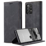 CASEME 013 Series Letvægts Mobiltelefonetui Taske til Samsung Galaxy A73 5G, Automatisk Absorberet PU Læder Pung Sammenfoldeligt Stativ Telefoncover
