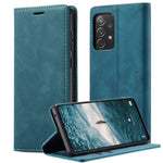 CASEME 013 Series Letvægts Mobiltelefonetui Taske til Samsung Galaxy A73 5G, Automatisk Absorberet PU Læder Pung Sammenfoldeligt Stativ Telefoncover