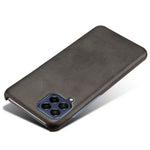 For Samsung Galaxy M53 5G Phone Protector All-round Shockproof Textured PU Leather Coated PC Phone Case