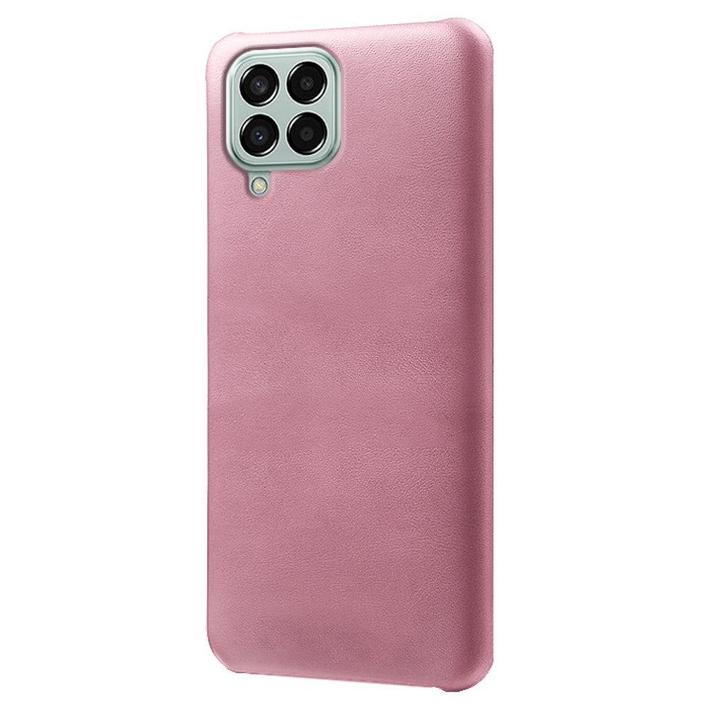 Til Samsung Galaxy M33 5G (Global Version) Tekstureret PU Læderbelagt PC Telefoncover Bagskal