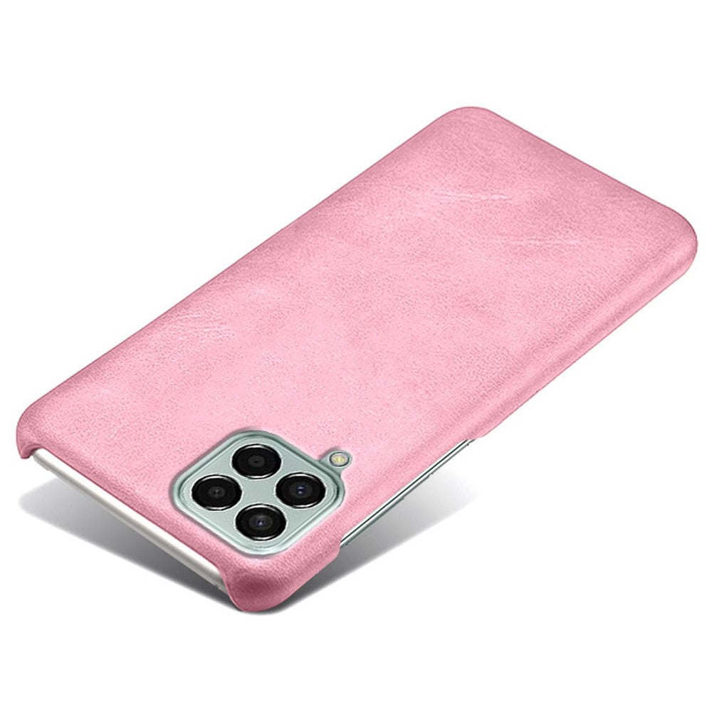 Til Samsung Galaxy M33 5G (Global Version) Tekstureret PU Læderbelagt PC Telefoncover Bagskal