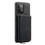 JEEHOOD För Samsung Galaxy A33 5G Dragkedja Plånbok Stöd mobilskal Avtagbart Magnetiskt Absorberande Läderbelagt TPU-Skal