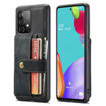 JEEHOOD för Samsung Galaxy A33 5G Läderbelagt TPU-skal Fallskyddande Avtagbart 2-i-1 Plånboksfunktion RFID-blockerande mobilskal