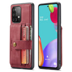 JEEHOOD för Samsung Galaxy A33 5G Läderbelagt TPU-skal Fallskyddande Avtagbart 2-i-1 Plånboksfunktion RFID-blockerande mobilskal