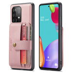 JEEHOOD for Samsung Galaxy A52 4G/5G/A52s 5G Leather Coated TPU Cover Anti-scratch Well-protected Detachable 2-in-1 Wallet RFID Blocking Phone Case