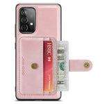 JEEHOOD til Samsung Galaxy A32 4G (EU version) 2-i-1 Design Læderbelagt TPU Coverpung RFID-blokering Anti-fald Telefoncover