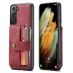 JEEHOOD Detachable Cover for Samsung Galaxy S20 Plus 4G/5G Magnetic Wallet Leather Coated TPU RFID Blocking Mobile Phone Case