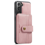 JEEHOOD Detachable Case for Samsung Galaxy S21 4G/5G Wallet Function Leather Coated TPU RFID Blocking Mobile Phone Shell
