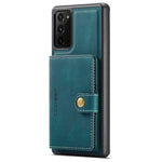 JEEHOOD til Samsung Galaxy Note20 4G/Note20 5G Aftageligt Læderbelagt TPU-etui med Støttefod, Pung og Beskyttende Cover