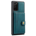 JEEHOOD til Samsung Galaxy Note20 4G/Note20 5G Aftageligt Læderbelagt TPU-etui med Støttefod, Pung og Beskyttende Cover