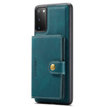 JEEHOOD For Samsung Galaxy S20 4G/5G Detachable Wallet Kickstand Case PU Leather Coated TPU Well-protected Phone Shell
