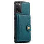 JEEHOOD For Samsung Galaxy S20 4G/5G Detachable Wallet Kickstand Case PU Leather Coated TPU Well-protected Phone Shell
