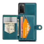 JEEHOOD For Samsung Galaxy S20 4G/5G Detachable Wallet Kickstand Case PU Leather Coated TPU Well-protected Phone Shell