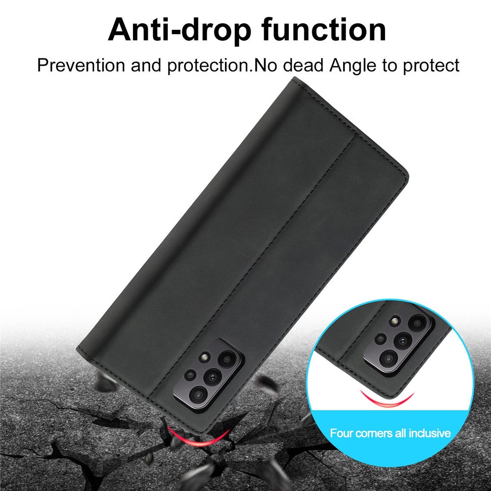 LC.IMEEKE PU-læderpungcover med magnetisk lukning og stativ til Samsung Galaxy A23 4G / 5G (Global Version) / M23 5G / F23 5G