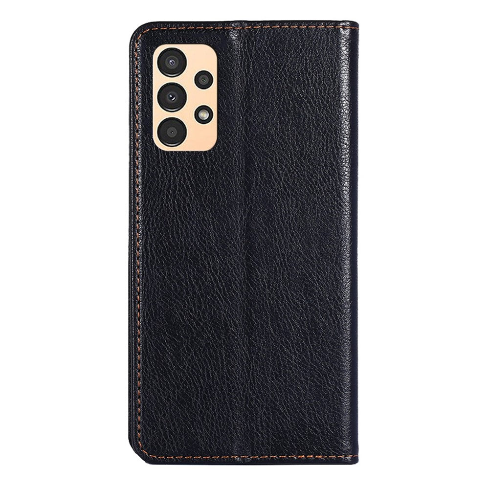 Til Samsung Galaxy A13 4G PU Læder Pungcover med Dropforebyggelse, Magnetisk Auto-absorberet Stand Telefoncover