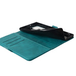 For Samsung Galaxy S22 Ultra 5G PU Leather Flip Wallet Case Wrist Strap Stand Double Magnetic Clasp Shockproof Cover