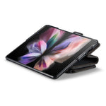 For Samsung Galaxy Z Fold3 5G Phone Cases with Strap CASEME C30 Zipper Multiple Card Holder PU Leather Cover
