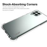 ENKAY HAT PRINCE For Samsung Galaxy M33 5G (Global Version) Thickened Corners Shockproof Clear TPU Cover Phone Protective Case with Anti-slip Strip Edge