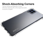 ENKAY HAT PRINCE mobilcover til Samsung Galaxy M53 5G i gennemsigtig TPU med fortykkede hjørner, faldsikring og skridsikker kant