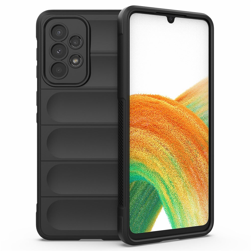 Cell Phone Cover Bag for Samsung Galaxy A73 5G, Drop Resistant TPU Rugged Back Phone Case